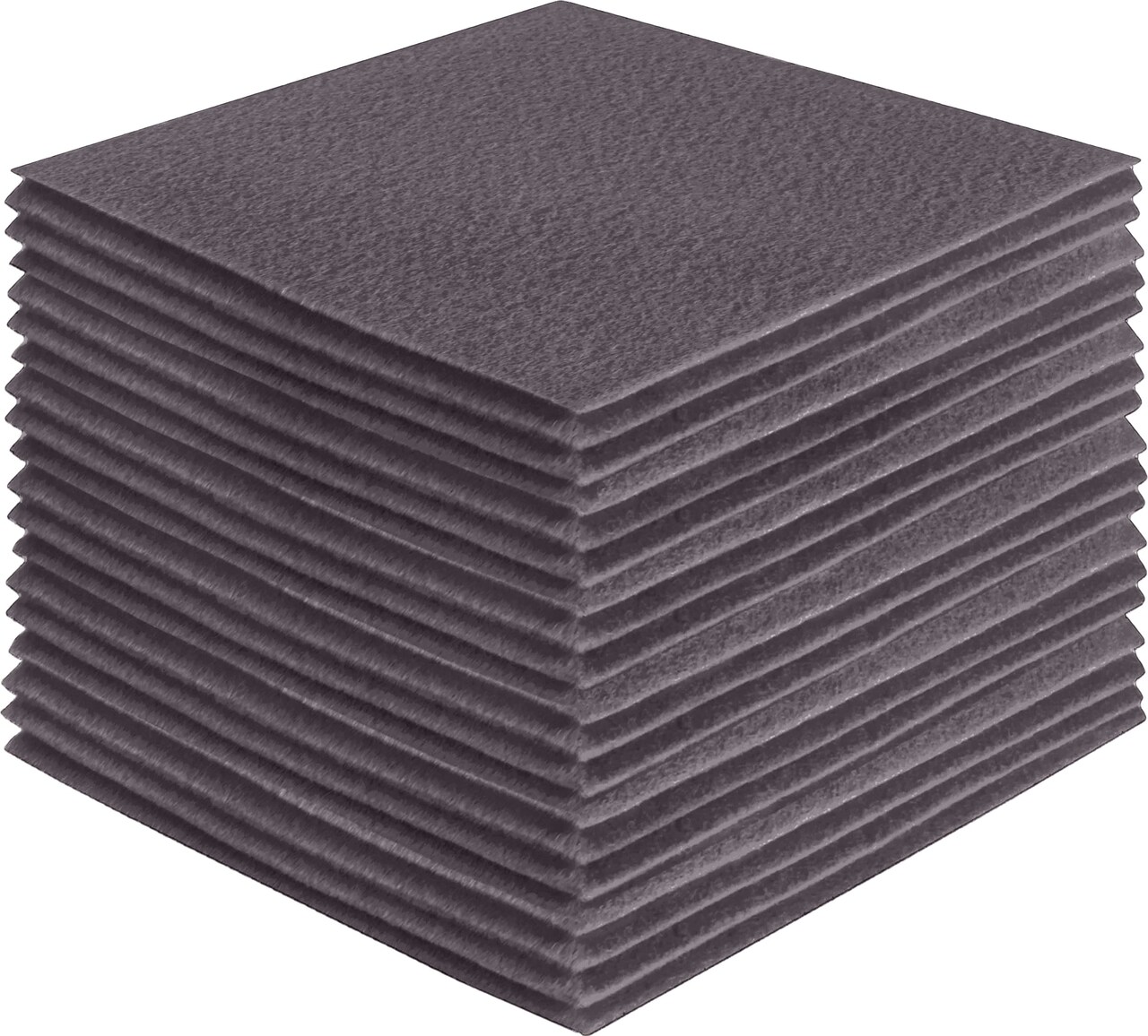 FabricLA Acrylic Felt Fabric - Pre Cut 4 X 4 Inches Felt Square Sheet  Packs - Use Felt Sheets for DIY Craft, Hobby, Costume and Decoration -  Platinum Grey A59 - 42 Pieces